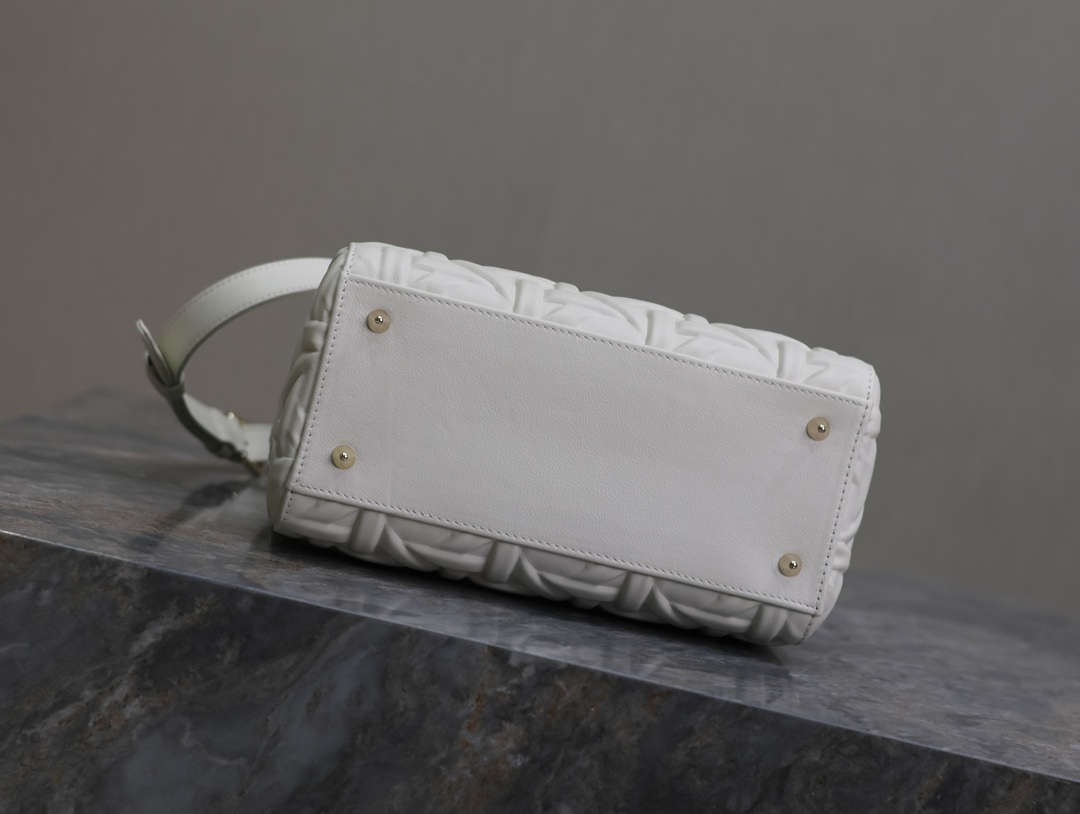 Medium Lady Dior Bag Latte Graphic Cannage Calfskin